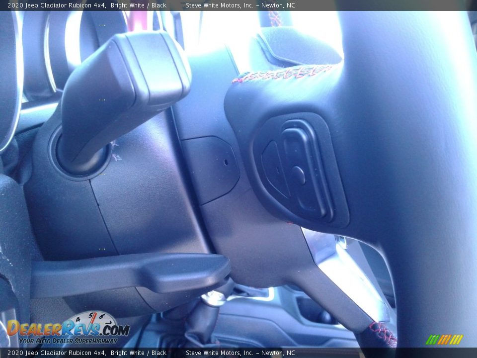 2020 Jeep Gladiator Rubicon 4x4 Bright White / Black Photo #13