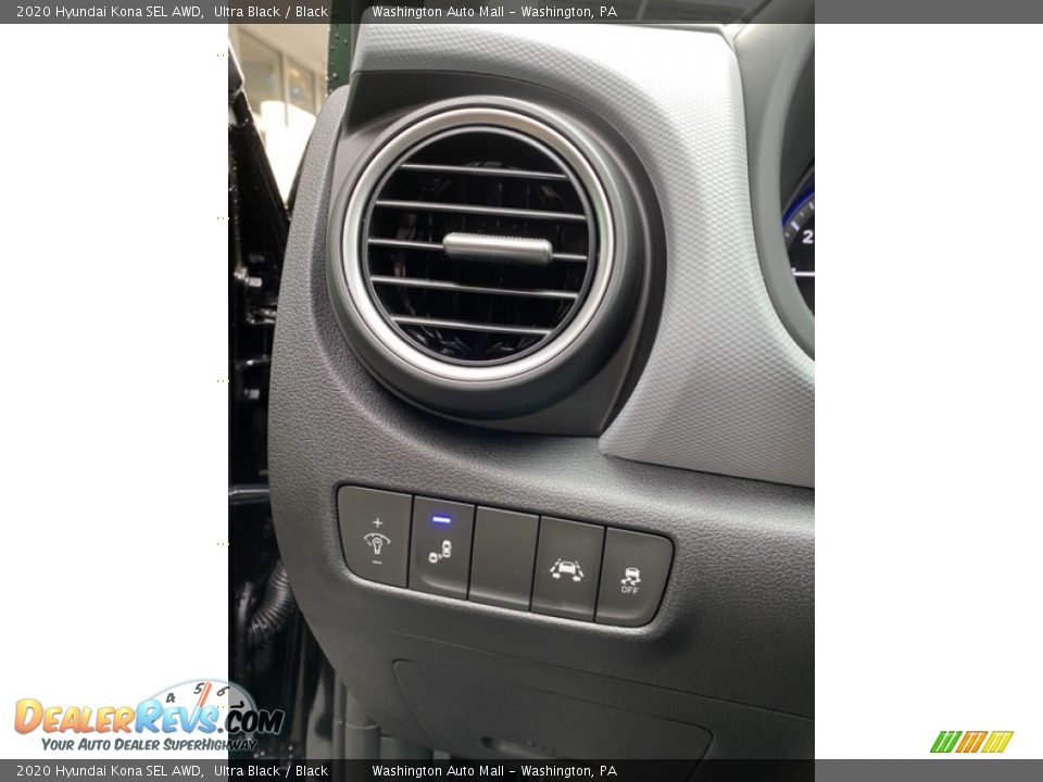 2020 Hyundai Kona SEL AWD Ultra Black / Black Photo #13