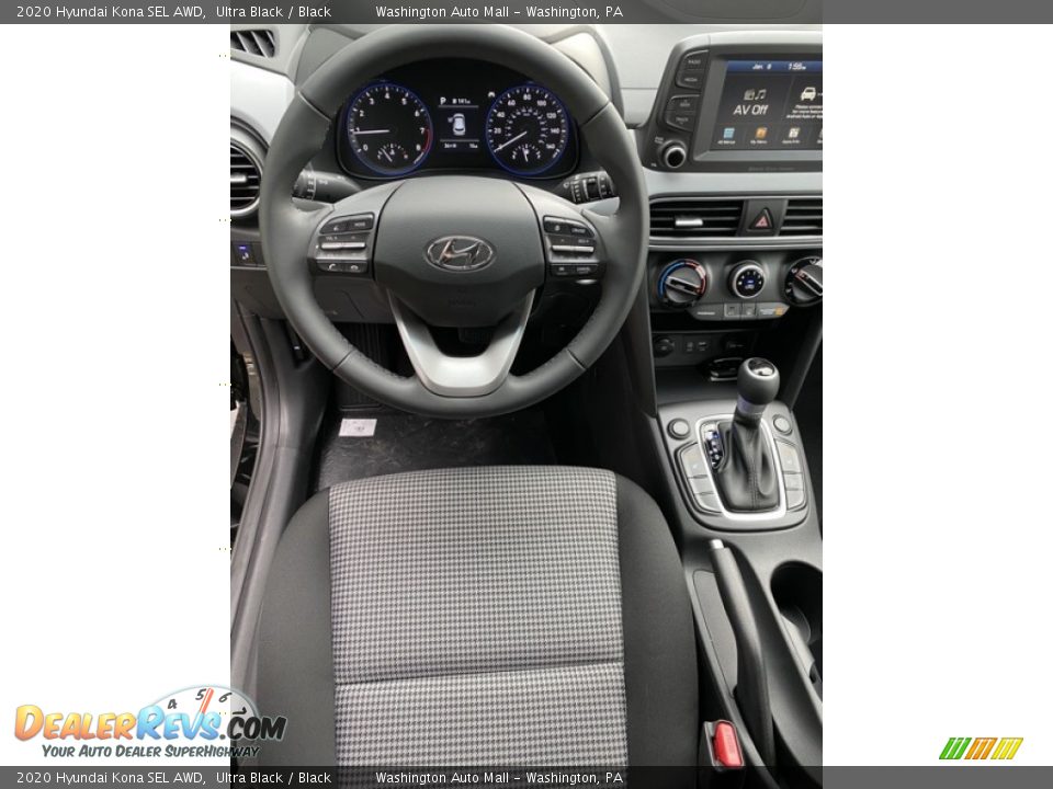 2020 Hyundai Kona SEL AWD Ultra Black / Black Photo #14