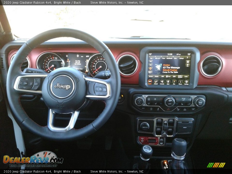 2020 Jeep Gladiator Rubicon 4x4 Bright White / Black Photo #15