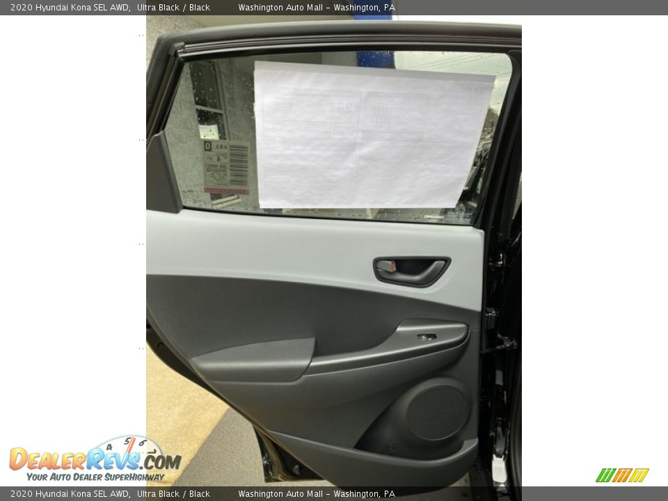 2020 Hyundai Kona SEL AWD Ultra Black / Black Photo #17