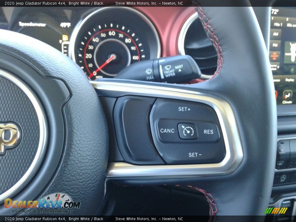 2020 Jeep Gladiator Rubicon 4x4 Bright White / Black Photo #21