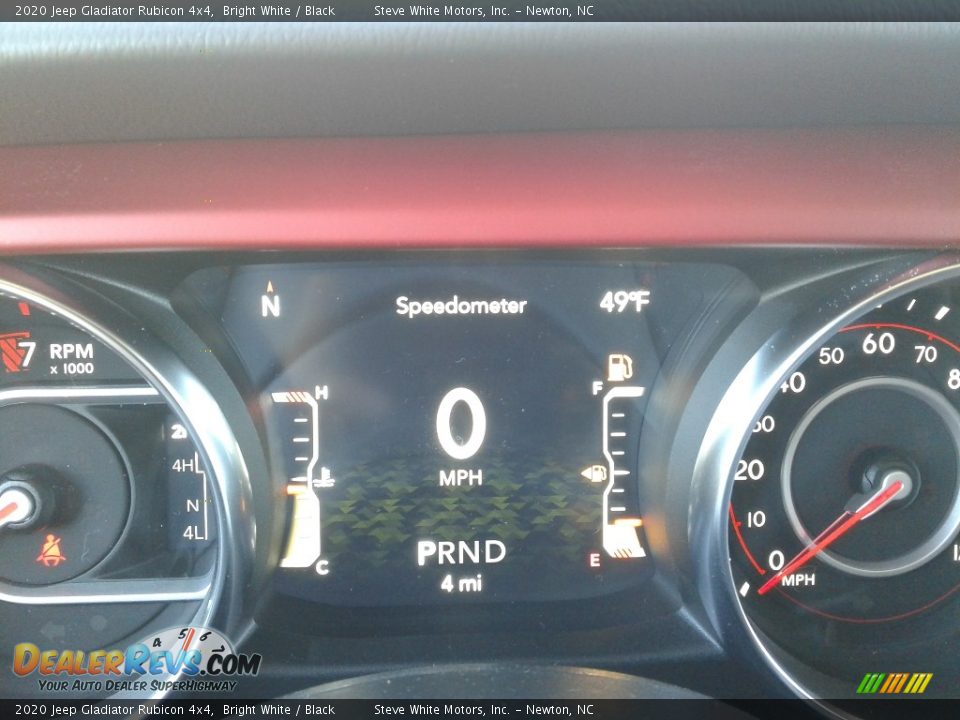 2020 Jeep Gladiator Rubicon 4x4 Bright White / Black Photo #22