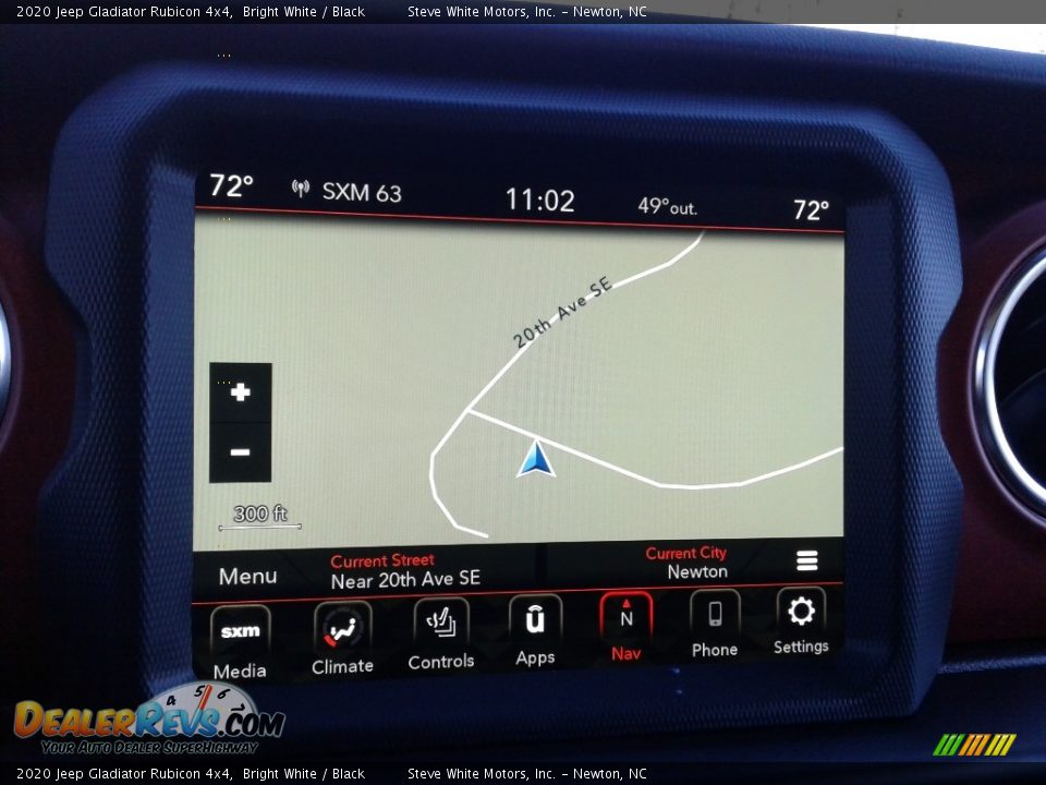 2020 Jeep Gladiator Rubicon 4x4 Bright White / Black Photo #24