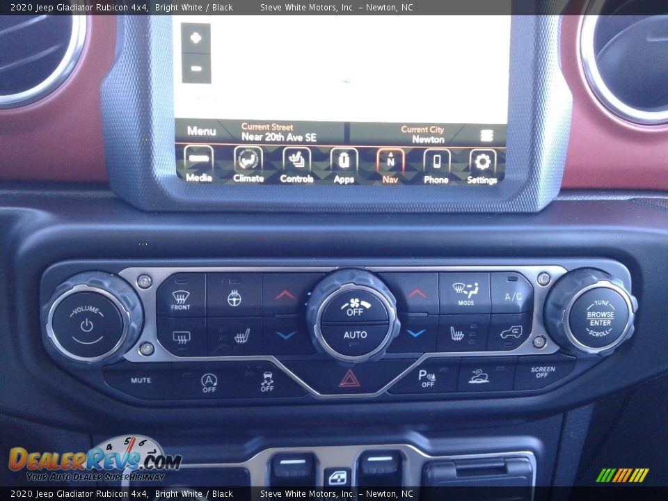 2020 Jeep Gladiator Rubicon 4x4 Bright White / Black Photo #27