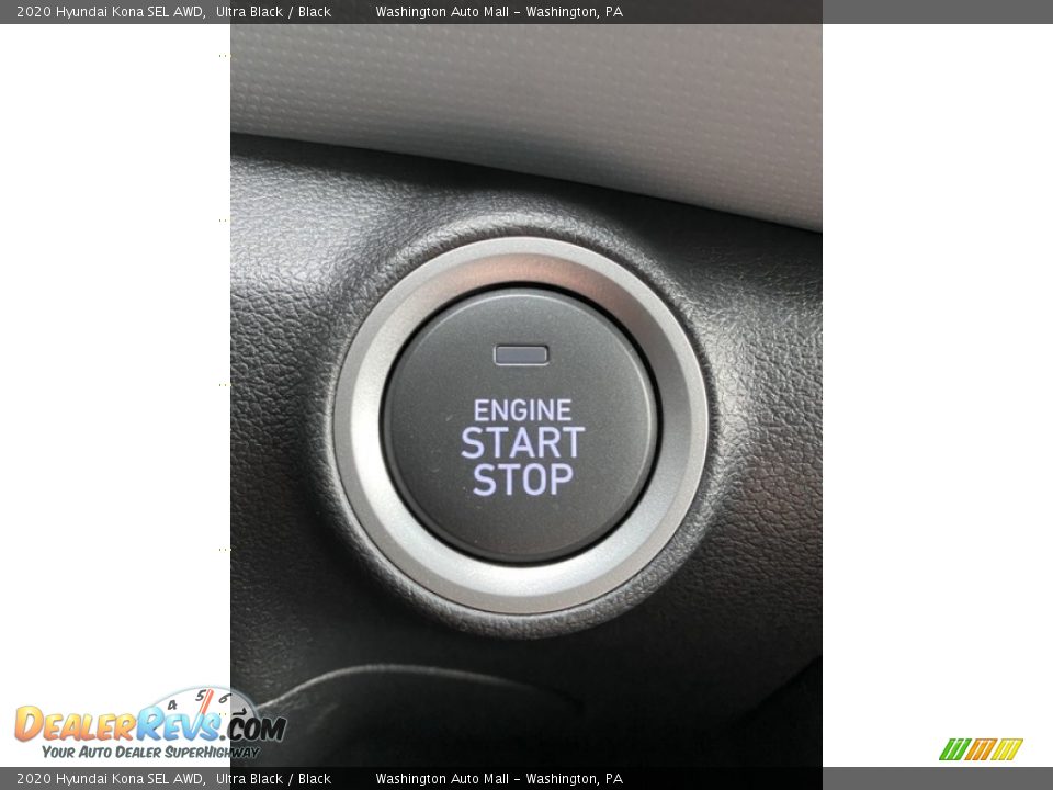 2020 Hyundai Kona SEL AWD Ultra Black / Black Photo #34