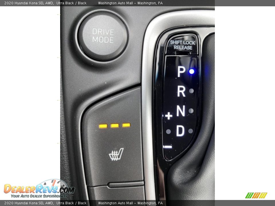 2020 Hyundai Kona SEL AWD Ultra Black / Black Photo #35