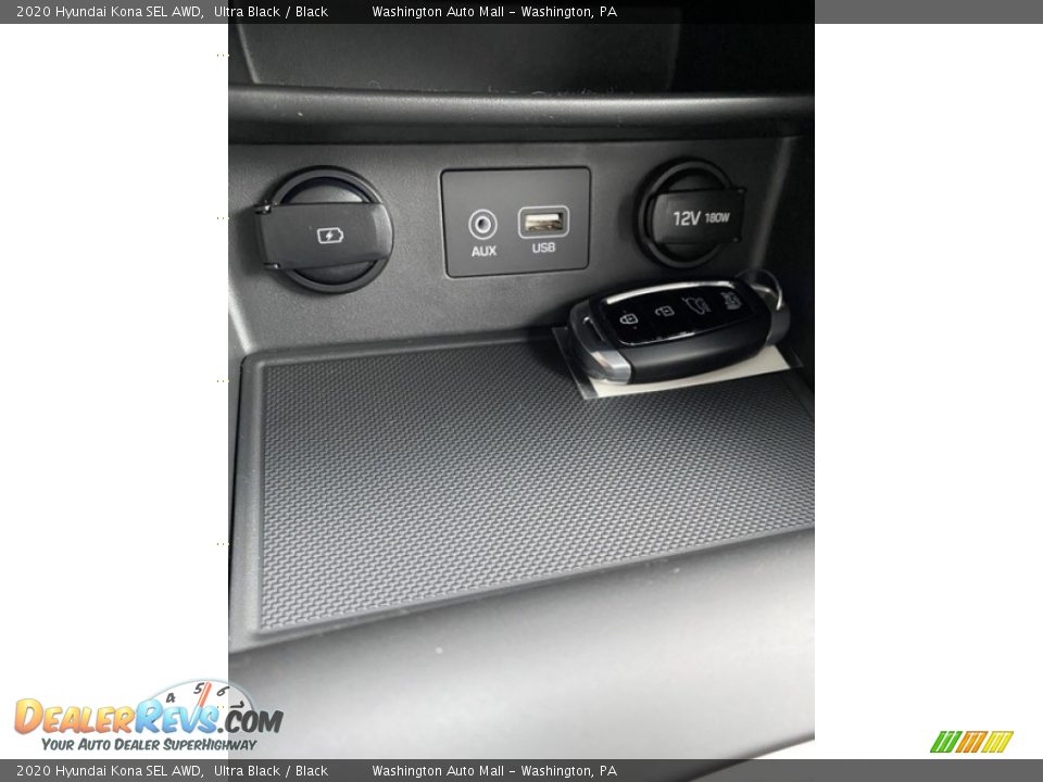 2020 Hyundai Kona SEL AWD Ultra Black / Black Photo #36
