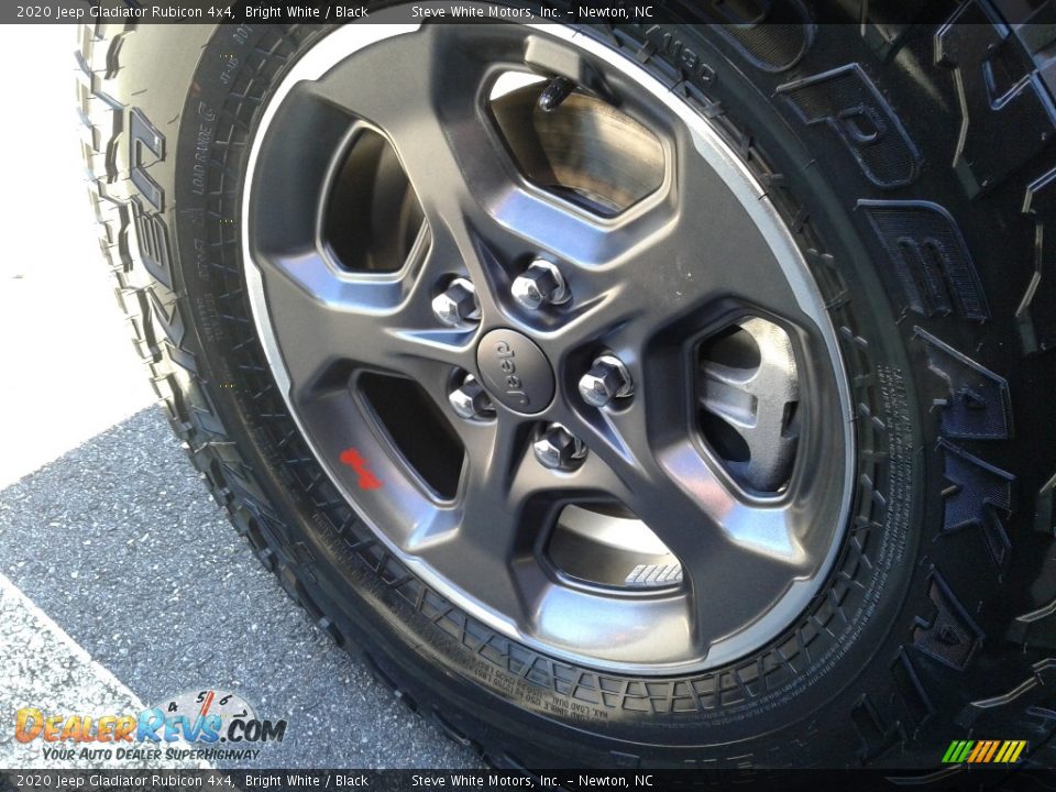 2020 Jeep Gladiator Rubicon 4x4 Bright White / Black Photo #33