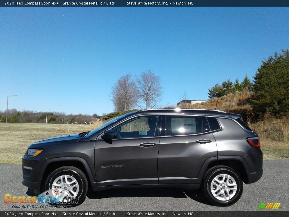 2020 Jeep Compass Sport 4x4 Granite Crystal Metallic / Black Photo #1
