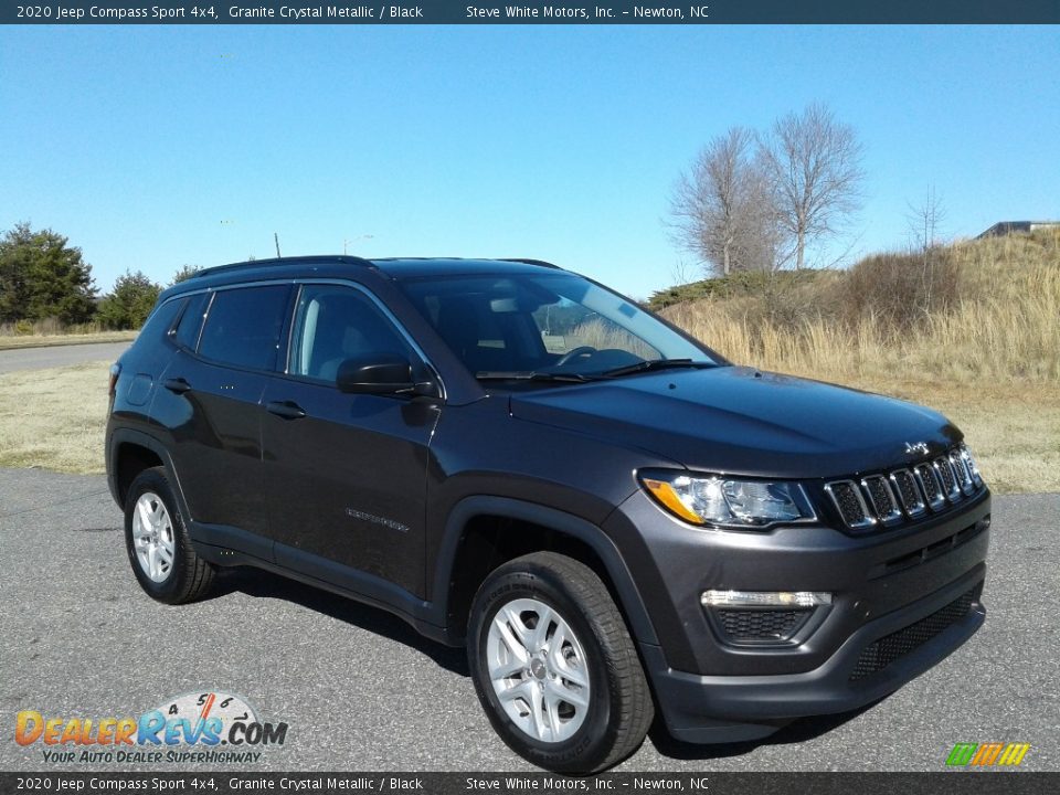 2020 Jeep Compass Sport 4x4 Granite Crystal Metallic / Black Photo #4