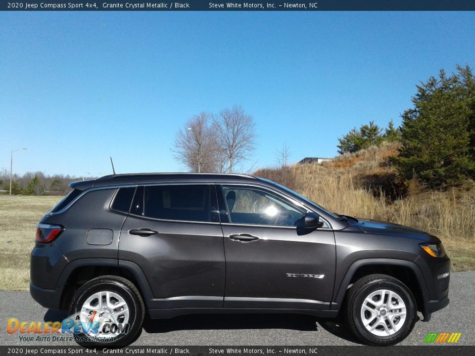 2020 Jeep Compass Sport 4x4 Granite Crystal Metallic / Black Photo #5