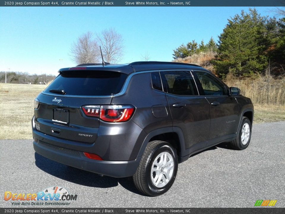 2020 Jeep Compass Sport 4x4 Granite Crystal Metallic / Black Photo #6