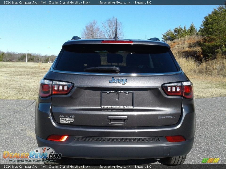 2020 Jeep Compass Sport 4x4 Granite Crystal Metallic / Black Photo #7