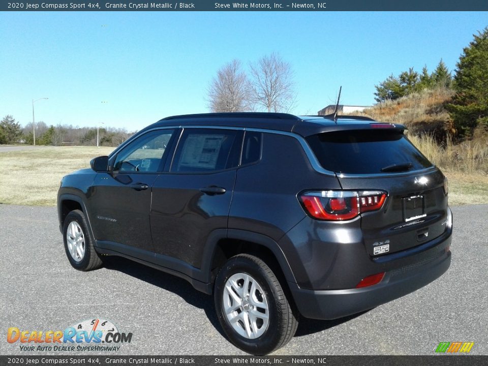 2020 Jeep Compass Sport 4x4 Granite Crystal Metallic / Black Photo #8