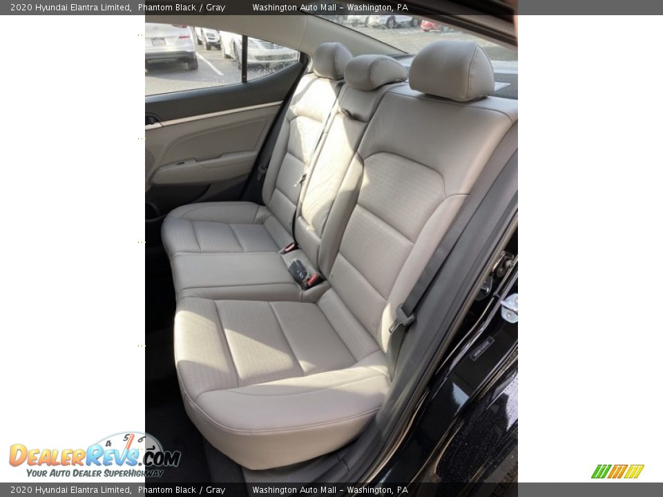 2020 Hyundai Elantra Limited Phantom Black / Gray Photo #19