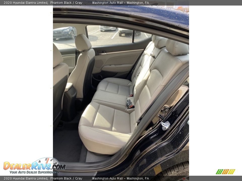 2020 Hyundai Elantra Limited Phantom Black / Gray Photo #20