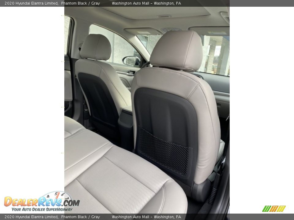 2020 Hyundai Elantra Limited Phantom Black / Gray Photo #24