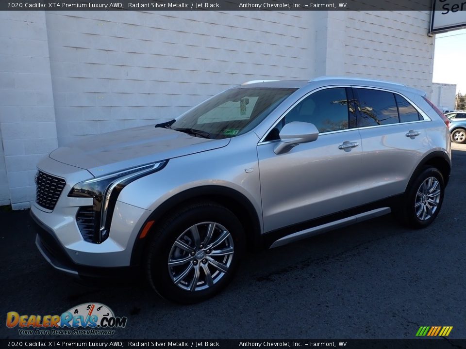 2020 Cadillac XT4 Premium Luxury AWD Radiant Silver Metallic / Jet Black Photo #2