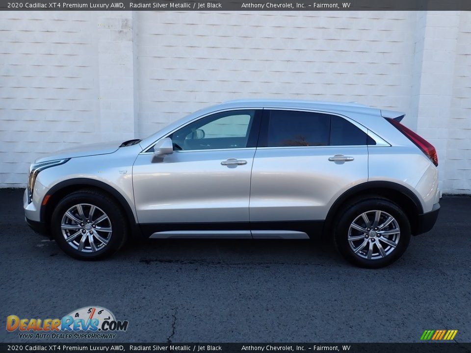 Radiant Silver Metallic 2020 Cadillac XT4 Premium Luxury AWD Photo #4