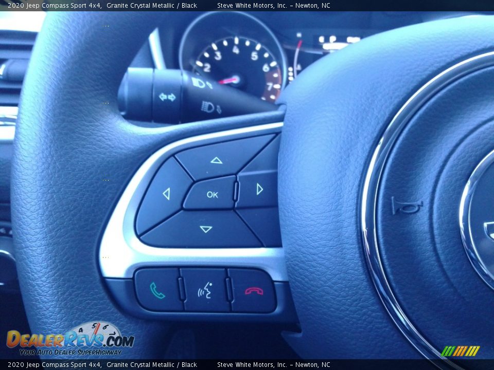 2020 Jeep Compass Sport 4x4 Granite Crystal Metallic / Black Photo #19