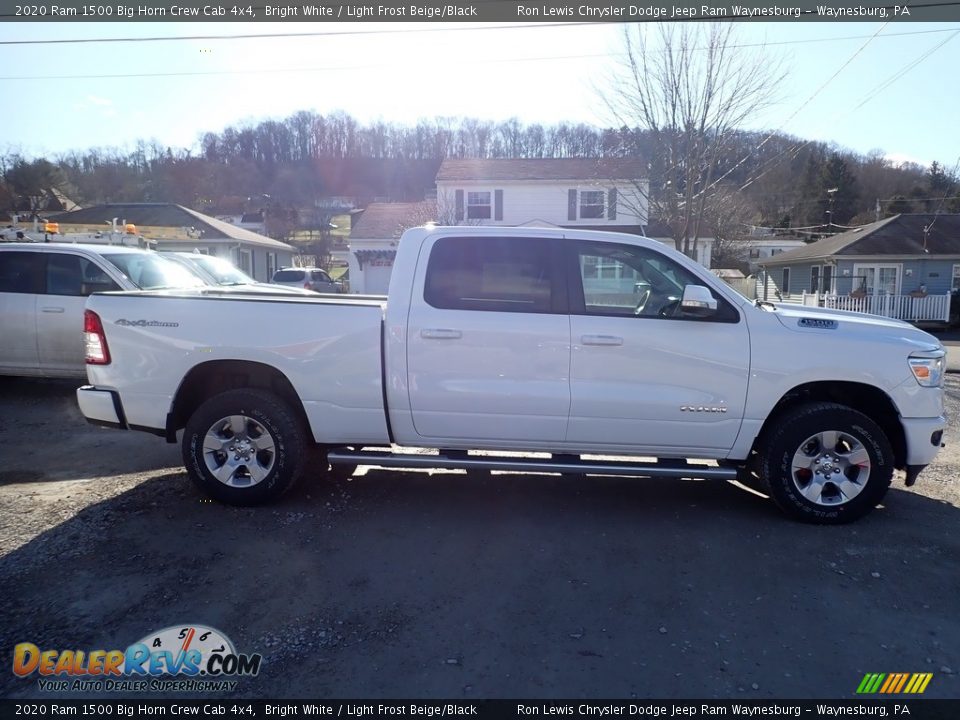 2020 Ram 1500 Big Horn Crew Cab 4x4 Bright White / Light Frost Beige/Black Photo #6