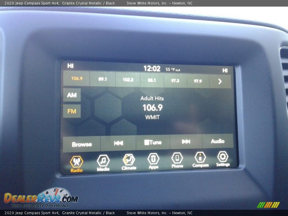 2020 Jeep Compass Sport 4x4 Granite Crystal Metallic / Black Photo #22