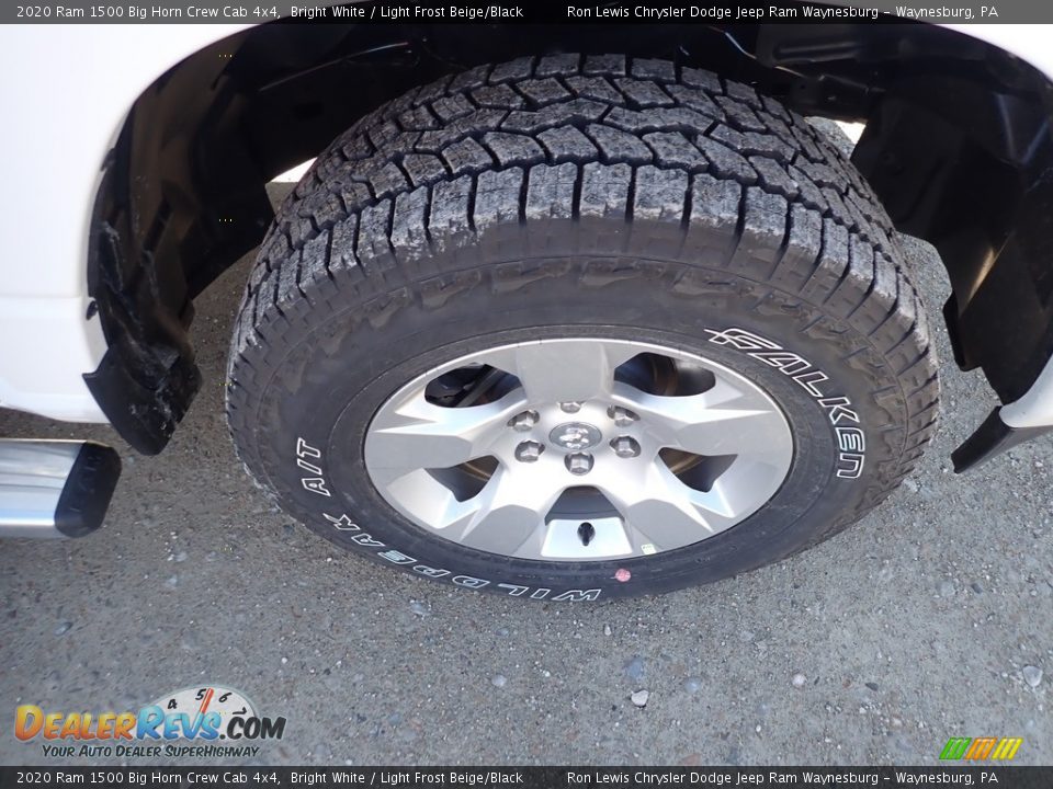 2020 Ram 1500 Big Horn Crew Cab 4x4 Bright White / Light Frost Beige/Black Photo #9