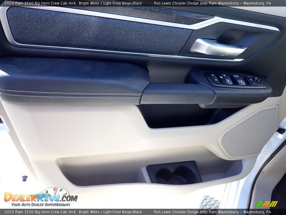 2020 Ram 1500 Big Horn Crew Cab 4x4 Bright White / Light Frost Beige/Black Photo #14
