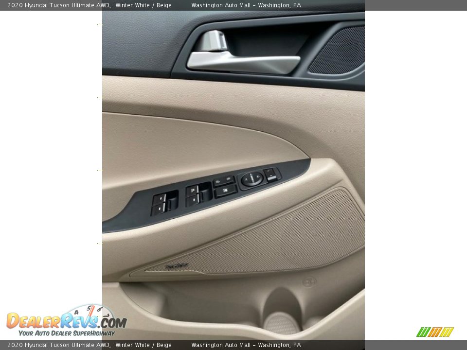 2020 Hyundai Tucson Ultimate AWD Winter White / Beige Photo #12