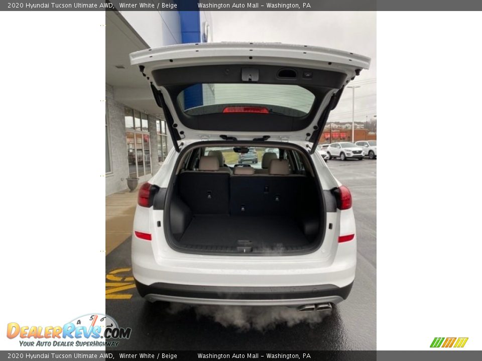 2020 Hyundai Tucson Ultimate AWD Winter White / Beige Photo #22
