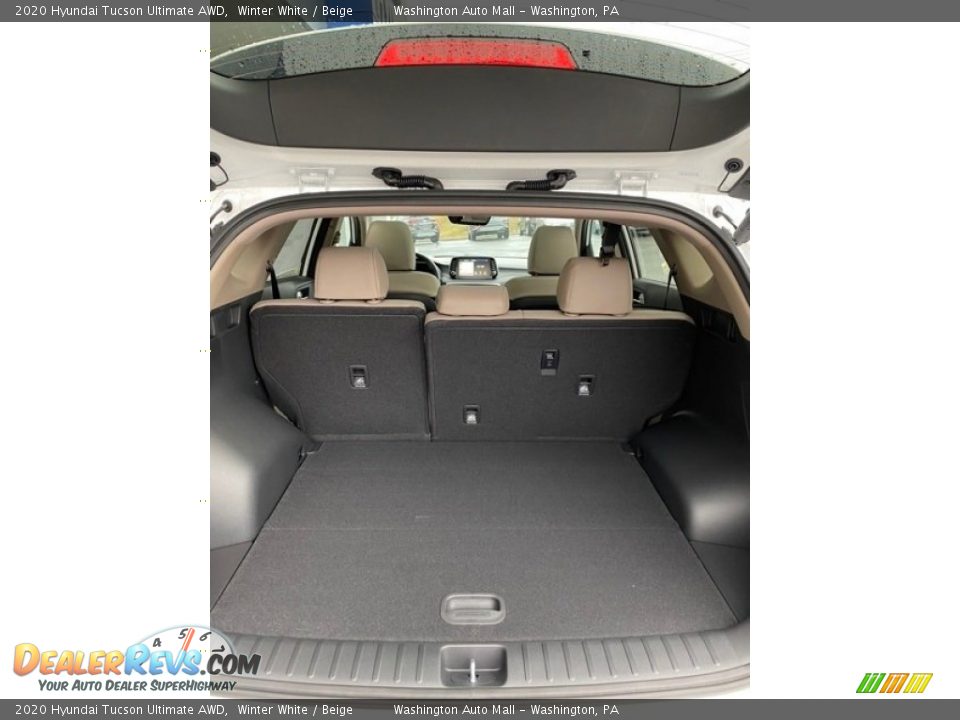 2020 Hyundai Tucson Ultimate AWD Winter White / Beige Photo #23