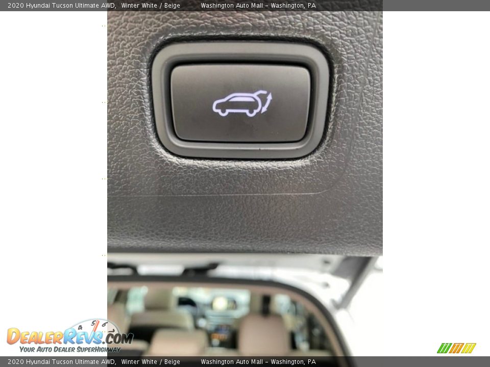 2020 Hyundai Tucson Ultimate AWD Winter White / Beige Photo #24