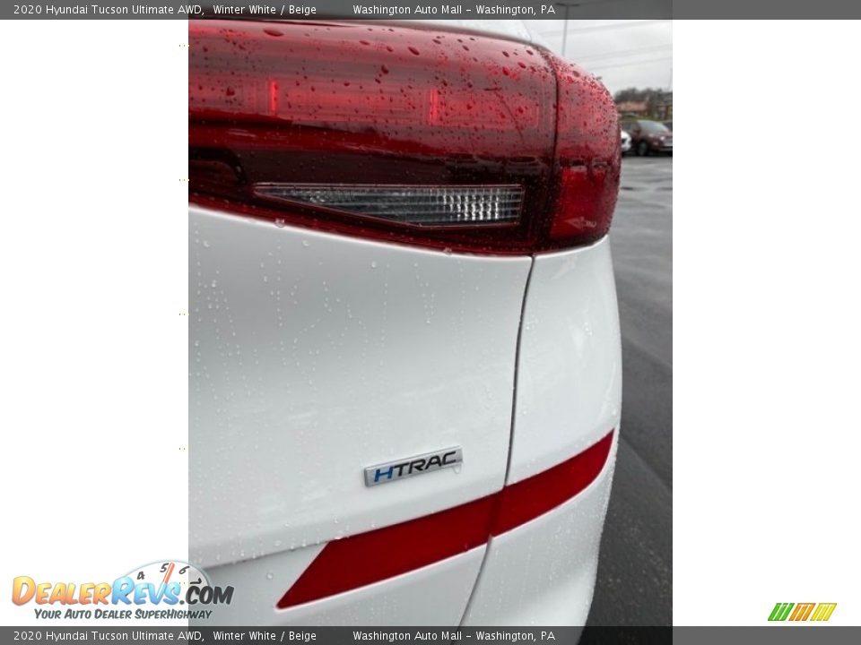 2020 Hyundai Tucson Ultimate AWD Winter White / Beige Photo #25