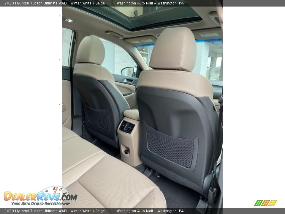 2020 Hyundai Tucson Ultimate AWD Winter White / Beige Photo #26