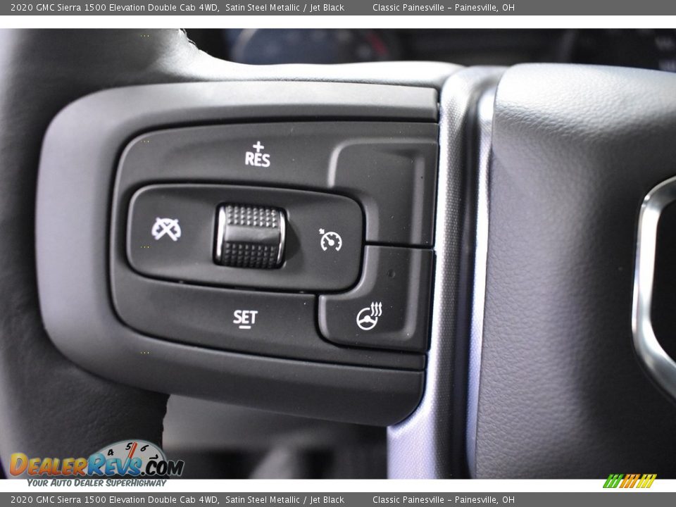 2020 GMC Sierra 1500 Elevation Double Cab 4WD Satin Steel Metallic / Jet Black Photo #9