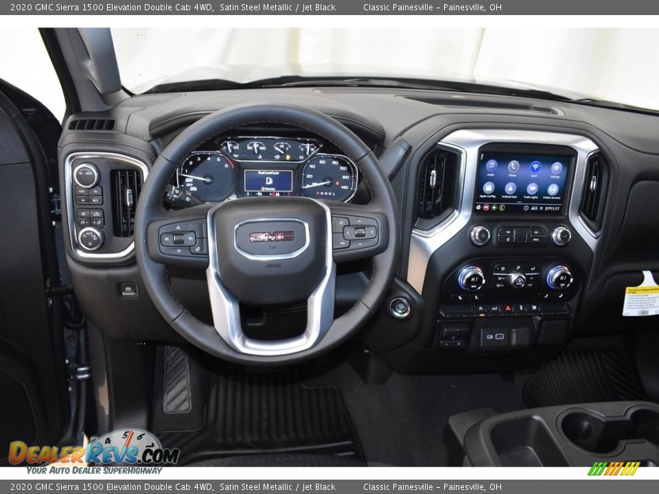2020 GMC Sierra 1500 Elevation Double Cab 4WD Satin Steel Metallic / Jet Black Photo #10