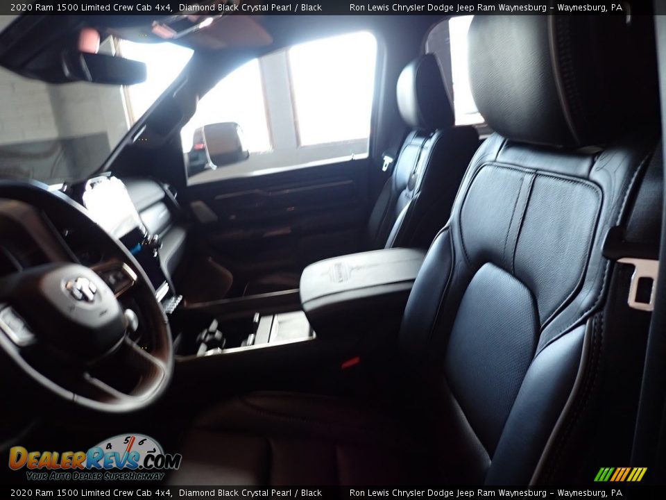 2020 Ram 1500 Limited Crew Cab 4x4 Diamond Black Crystal Pearl / Black Photo #11