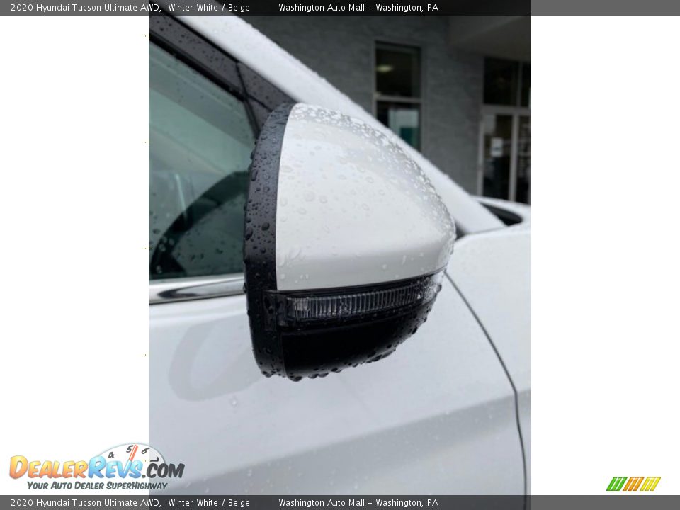 2020 Hyundai Tucson Ultimate AWD Winter White / Beige Photo #29