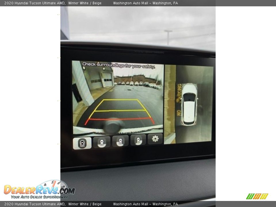 2020 Hyundai Tucson Ultimate AWD Winter White / Beige Photo #33