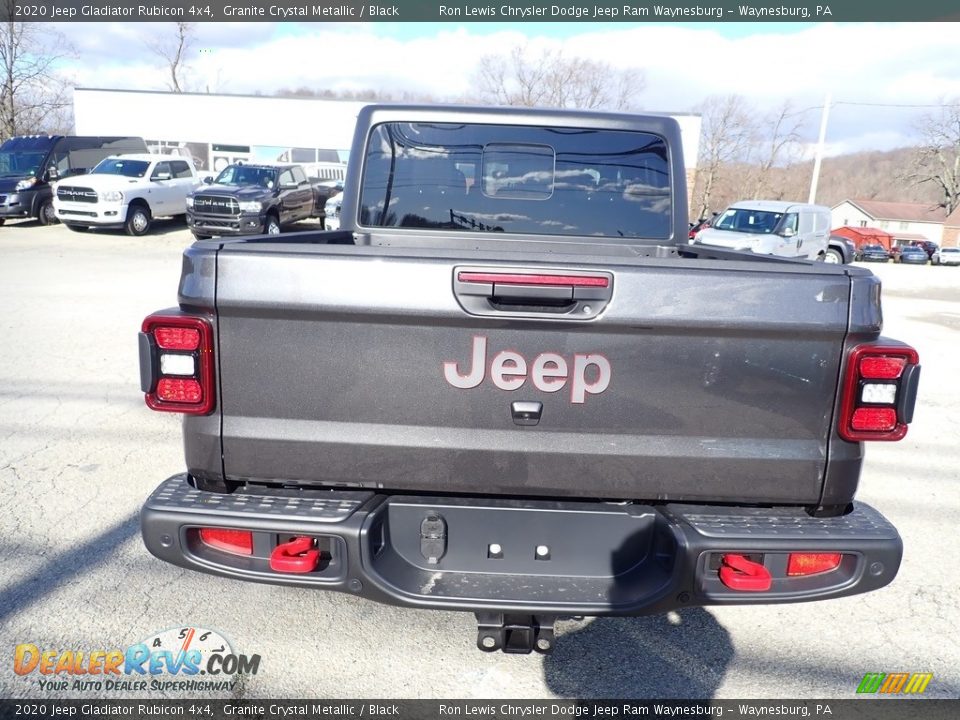 2020 Jeep Gladiator Rubicon 4x4 Granite Crystal Metallic / Black Photo #4