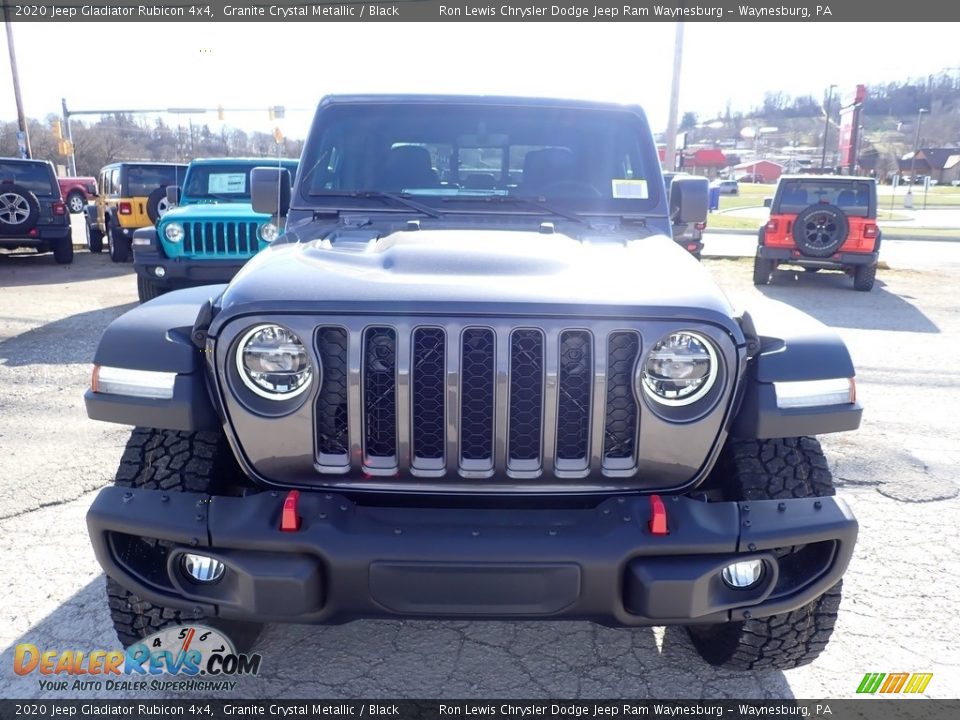 2020 Jeep Gladiator Rubicon 4x4 Granite Crystal Metallic / Black Photo #8