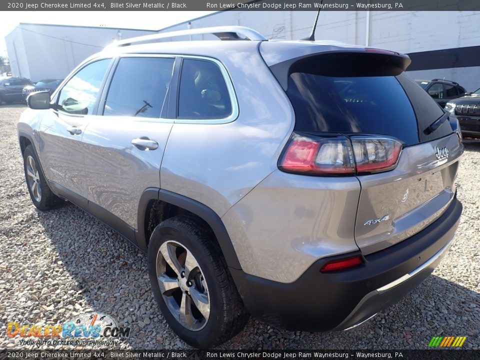 2020 Jeep Cherokee Limited 4x4 Billet Silver Metallic / Black Photo #3