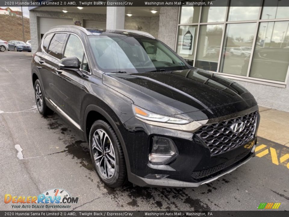 Front 3/4 View of 2020 Hyundai Santa Fe Limited 2.0 AWD Photo #2