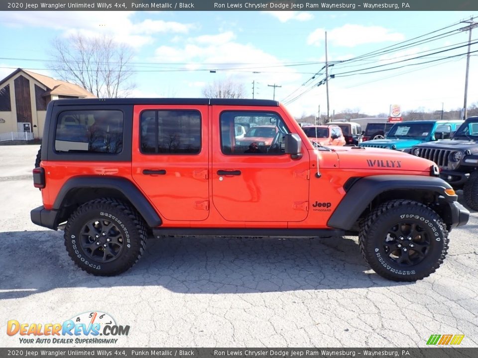 Punkn Metallic 2020 Jeep Wrangler Unlimited Willys 4x4 Photo #6