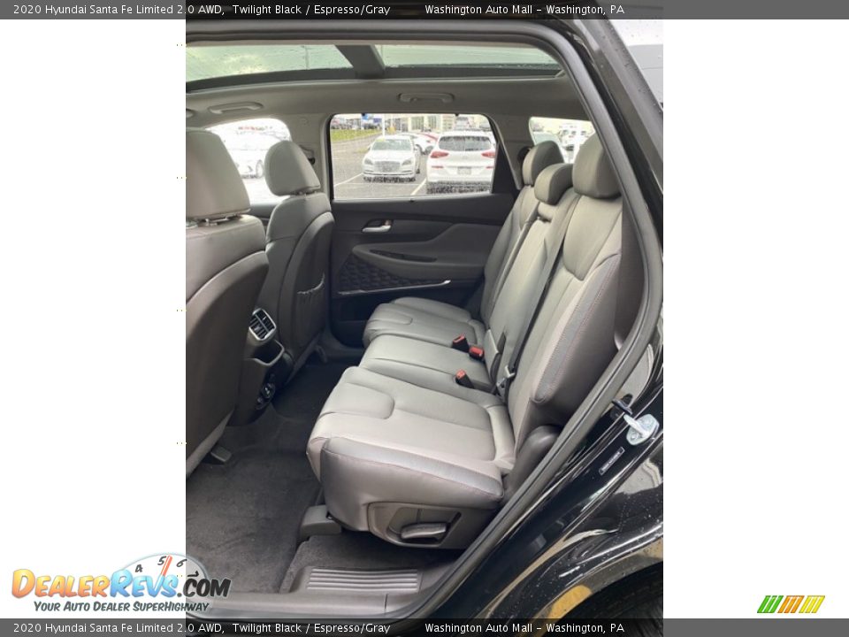 Rear Seat of 2020 Hyundai Santa Fe Limited 2.0 AWD Photo #21