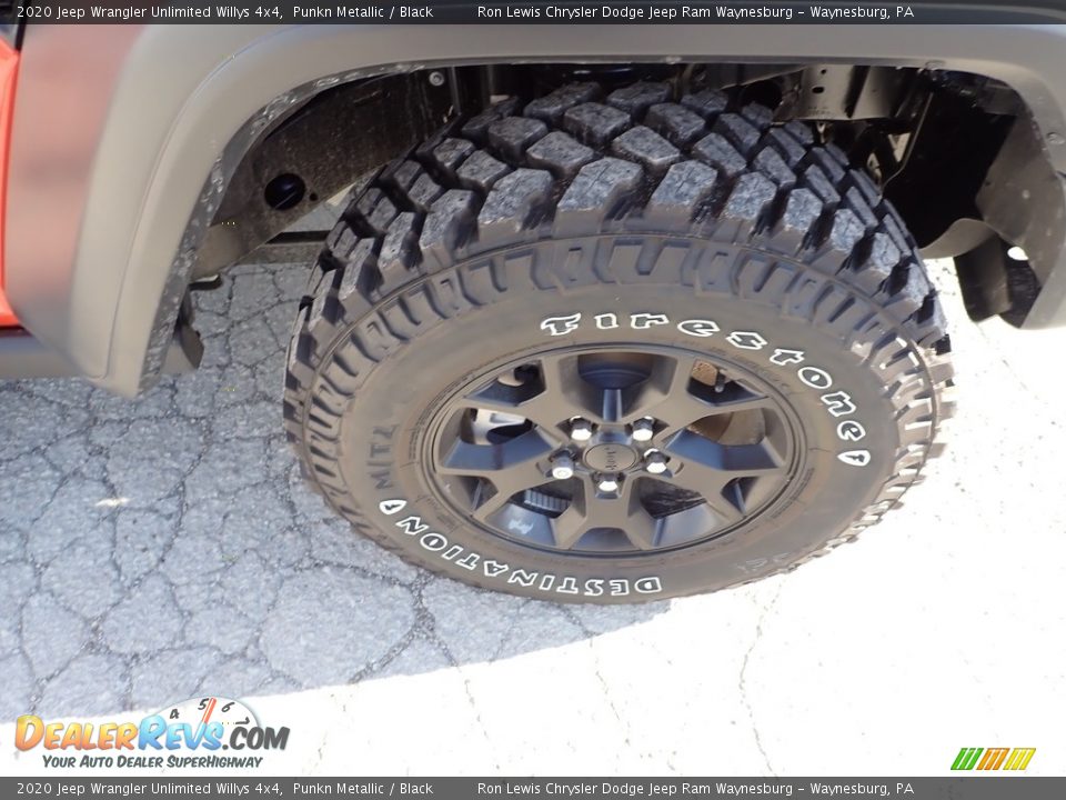 2020 Jeep Wrangler Unlimited Willys 4x4 Punkn Metallic / Black Photo #9