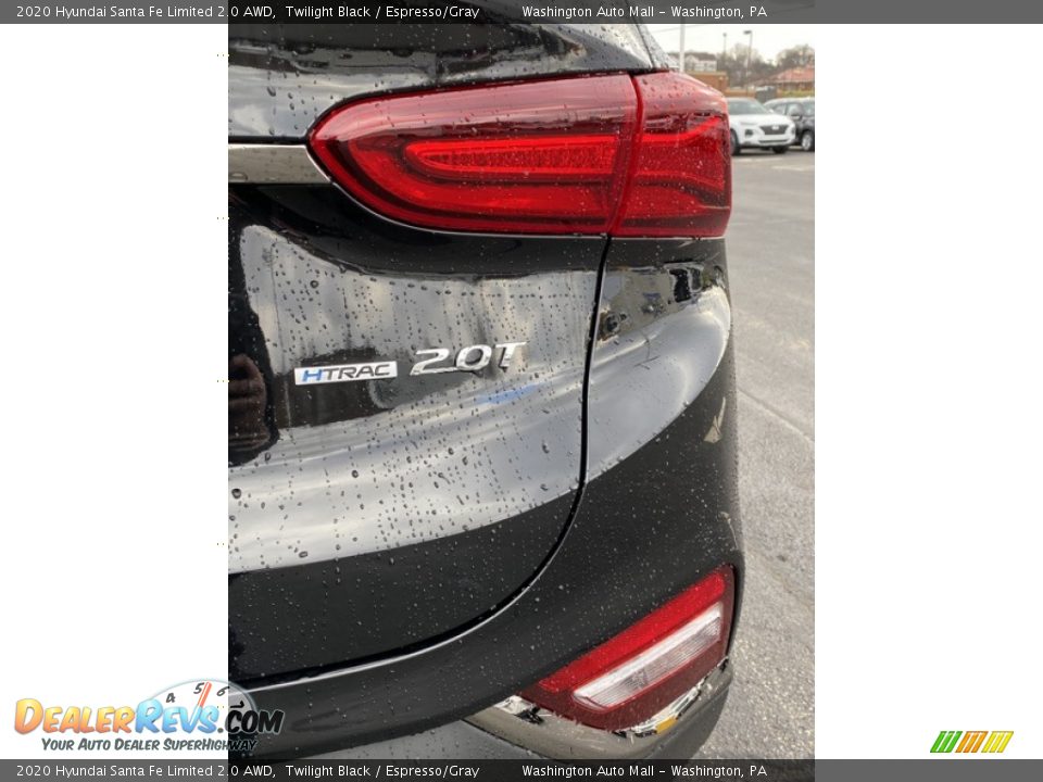2020 Hyundai Santa Fe Limited 2.0 AWD Twilight Black / Espresso/Gray Photo #25