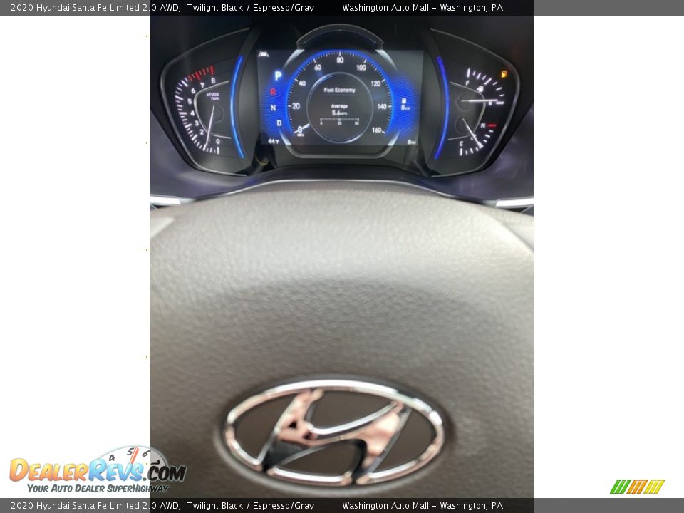 2020 Hyundai Santa Fe Limited 2.0 AWD Gauges Photo #31