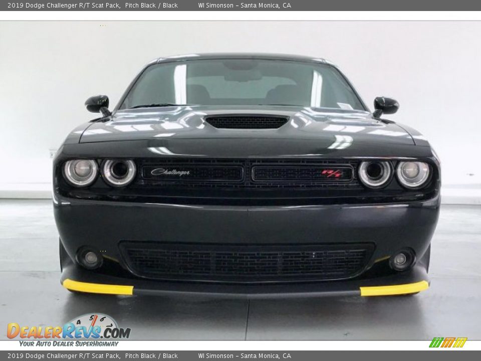 2019 Dodge Challenger R/T Scat Pack Pitch Black / Black Photo #2